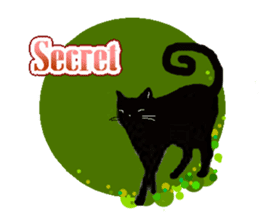 Jet Black Cat (English ver.) sticker #7021313