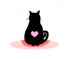 Jet Black Cat (English ver.) sticker #7021316