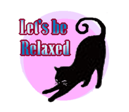 Jet Black Cat (English ver.) sticker #7021324