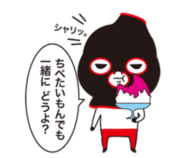 Full face mask man +1 sticker #7021370