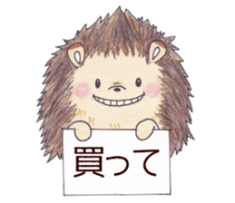 LOVE handmade by hariyamanezumi sticker #7021799