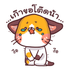 Mon Thong - The hilarious Cat sticker #7021857
