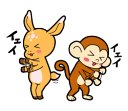 "DOUBUTSU URANAI" sticker Version 3 sticker #7022204