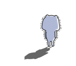 The white and cute bear - Loose - sticker #7022270