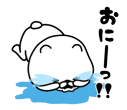 The white and cute bear - Loose - sticker #7022282