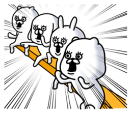 The white and cute bear - Loose - sticker #7022287