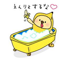 The Usapippi by banana bear place3 sticker #7022705