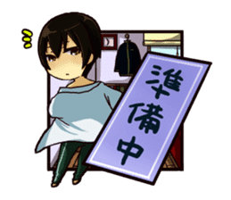 Mukuchi-kun and oshaberi-kun sticker #7023293
