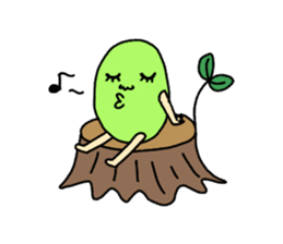 Love and beans sticker #7023373