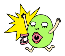 Love and beans sticker #7023381