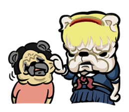 High school girl "Bull-ko" the second sticker #7023499