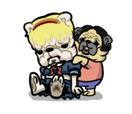 High school girl "Bull-ko" the second sticker #7023520