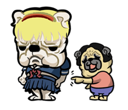 High school girl "Bull-ko" the second sticker #7023525