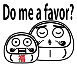 Lucky Daruma Doll 5 sticker #7023579