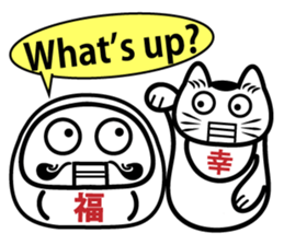 Lucky Daruma Doll 5 sticker #7023581