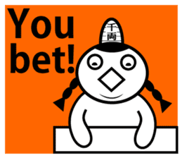 Lucky Daruma Doll 5 sticker #7023594