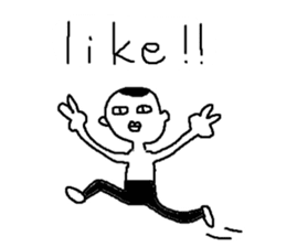 Mr.Black Tights English sticker #7023608