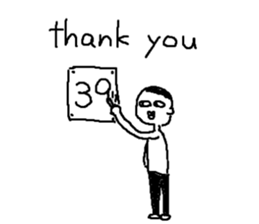 Mr.Black Tights English sticker #7023613