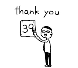 Mr.Black Tights English sticker #7023613