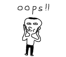 Mr.Black Tights English sticker #7023622