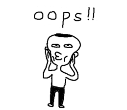 Mr.Black Tights English sticker #7023622