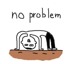 Mr.Black Tights English sticker #7023628