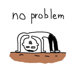 Mr.Black Tights English sticker #7023628