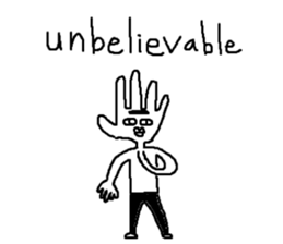 Mr.Black Tights English sticker #7023630