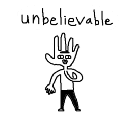 Mr.Black Tights English sticker #7023630