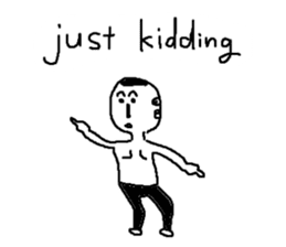 Mr.Black Tights English sticker #7023637