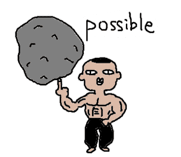 Mr.Black Tights English sticker #7023638