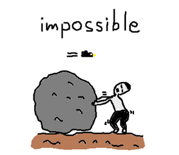 Mr.Black Tights English sticker #7023639