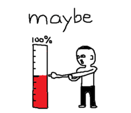 Mr.Black Tights English sticker #7023641