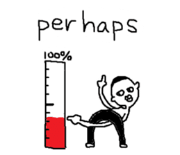 Mr.Black Tights English sticker #7023642