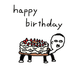 Mr.Black Tights English sticker #7023644