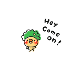 Sticker of a small chick2 sticker #7023790