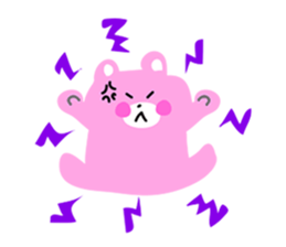 Cheeks bear pink sticker #7024089