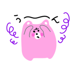 Cheeks bear pink sticker #7024096