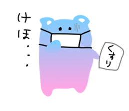 Cheeks bear pink sticker #7024101