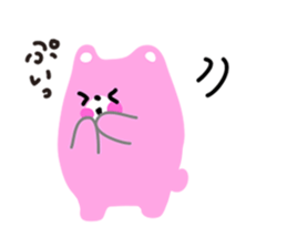 Cheeks bear pink sticker #7024116