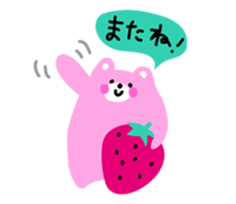 Cheeks bear pink sticker #7024123