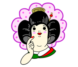 Japanese OIRAN GEISHA dosue...arinnsu... sticker #7024380