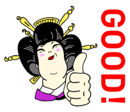 Japanese OIRAN GEISHA dosue...arinnsu... sticker #7024381