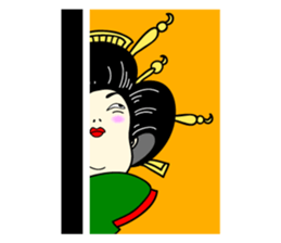 Japanese OIRAN GEISHA dosue...arinnsu... sticker #7024383