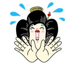 Japanese OIRAN GEISHA dosue...arinnsu... sticker #7024389
