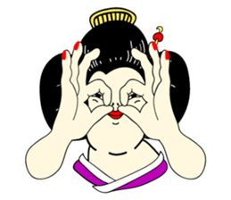 Japanese OIRAN GEISHA dosue...arinnsu... sticker #7024401