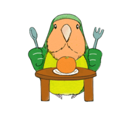 Everyday lovebird sticker #7024588