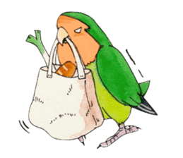 Everyday lovebird sticker #7024589