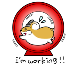 NEET hamster. sticker #7025255