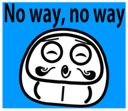 Lucky Daruma Doll 7 sticker #7025345